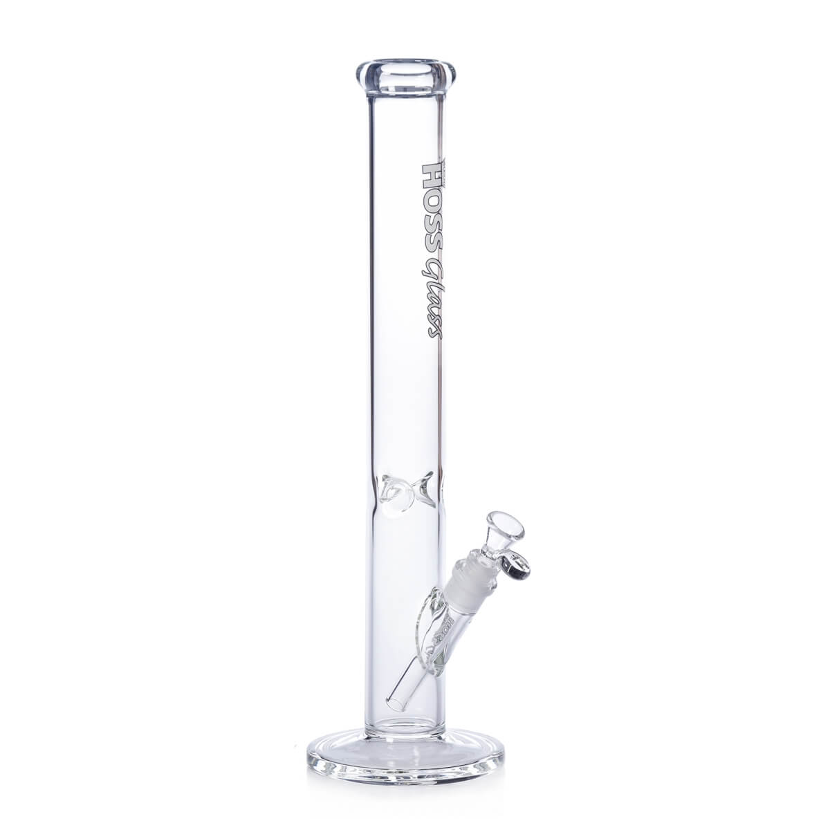 High-resolution product photo of a straight tube water pipe